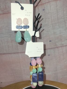 A New Day Earrings And Bracelet Bundle